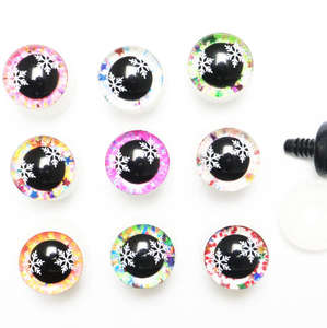 <span class=keywords><strong>Occhi</strong></span> di sicurezza a forma di fiocco di neve per il lavoro a uncinetto - Product Image 3