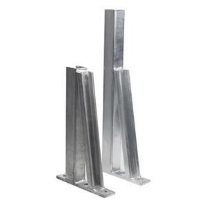 470mm Hot Dip Galvanized Carbon Steel U-Channel Cantilever <b>Brackets</b> Arm Wall Plate Welded Strut Profile ASTM Standard for - Product Image 5