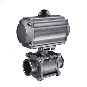 Vente de liquidation COVNA B2B, vanne à bille pneumatique à retour par ressort en acier inoxydable à trois voies 1/2 pouce 2 voies 3PC 1000WOG - Product Image 6