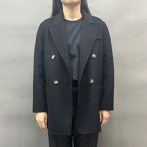 New Coming Wholesale High Quality 100% Wool Woman Coat Cashmere <strong>Blazer</strong> - Product Image 5