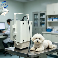 Appareil de radiographie portable à faible rayonnement, unité de radiographie vétérinaire portable avec câble d'exposition à distance pour le diagnostic d'urgence des animaux de compagnie