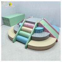 Ensemble de jeux doux d'intérieur zone pour bébé équipement de gymnastique stimulation précoce jeu arc-en-ciel doux
