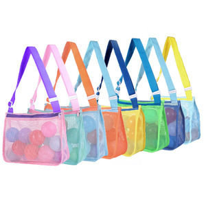 Bolsa de Malla Transparente de Gran Capacidad para Colección de Conchas Marinas, Bolsa Grande para Picnic, Natación, Playa, Organizador de Juguetes, Porta Conchas para Niños - Product Image 2