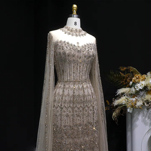 Vestido <span class=keywords><strong>de</strong></span> Noche <span class=keywords><strong>de</strong></span> Lujo Jancember LSZ150, Estilo Sirena con Cuentas, Vestido <span class=keywords><strong>de</strong></span> Gala con Lentejuelas para <span class=keywords><strong>Fiesta</strong></span> Formal - Product Image 2