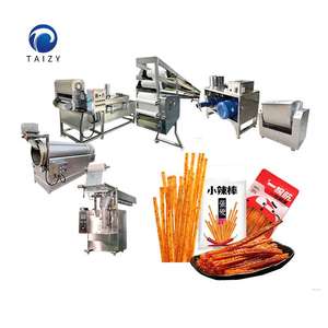 Máquina para Hacer Bocadillos Inflados Asiáticos, Maquinaria para Tiras Picantes, Línea de Producción de Tiras Picantes - Product Image 1