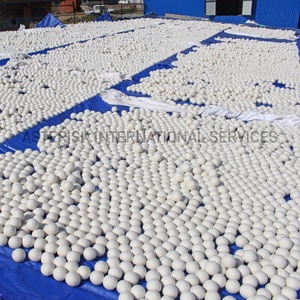 Boules de séchage en laine faites à la main de taille XL-adoucisseur de tissu naturel blanc pour plus de 1000 charges-boules de peluches en feutre biologique sans danger pour bébé - Product Image 3