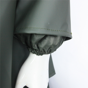 High Quality Warm Pvc Military Green Winter Women Flame Retardant <b>Hooded</b> <b>Raincoat</b> Suit - Product Image 4