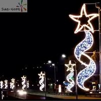 Personalizable grande al aire libre impermeable LED 2D motivo luces festivas decoración calle postes parques Navidad Año Nuevo Halloween