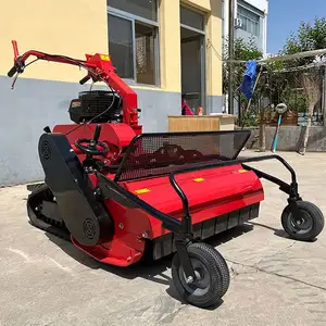 Çin tedarikçisi bahçe tarım el itme flail çim biçme makinesi mini flail motor çim biçme makinesi