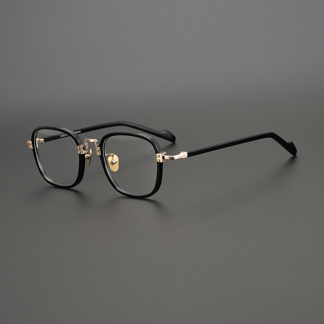 Shenzhen Factory Spot Pure Titanium Plate Glasses Frame Men's and Women's Optical Glasses
