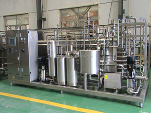 Nhà Máy chế biến sữa 2000L tiệt trùng tiệt trùng cho trái cây compote Dây chuyền sản xuất sữa dạng ống 1000L - Product Image 6