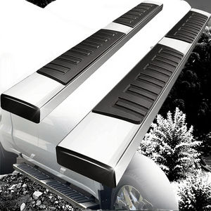 บันไดข้างรถยนต์อะลูมิเนียมอัลลอยด์ชุบโครเมียมสแตนเลส 2 ชิ้น ชุดเต็มพร้อมสกรูยึด สำหรับ Chevrolet Silverado GMC ปี 2007-2018 - Product Image 3