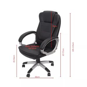 <span class=keywords><strong>Silla</strong></span> Ejecutiva <span class=keywords><strong>de</strong></span> Diseño Clásico Moderno Directo <span class=keywords><strong>de</strong></span> Fábrica con Altura Ajustable, Ergonómica, <span class=keywords><strong>de</strong></span> Cuero PU y Madera Contrachapada para Oficina - Product Image 6