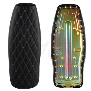 YHMOTO Motorcycle Rear Seat <b>Cushion</b> Sitzbank PU Leather Simson S51 Teile Motorcycle Parts for Simson S50 for Simson S51 for Sims - Product Image 5