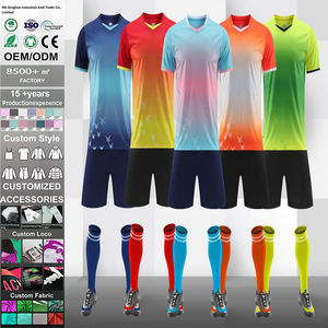 Conjunto de Uniforme de Fútbol Americano Personalizado con Estampado de Bandera, Manga Corta, 7v7, 23/24, para Hombre Adulto, 100% Poliéster, Secado Rápido, Transpirable - Product Image 1