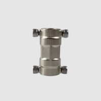 Raccord de pulvérisation haute pression droit en laiton de 12 mm sans trou, style pression supérieure, pour système de brumisation et de refroidissement de jardin
