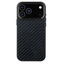Étui de téléphone en fibre forgée de luxe 2025 de haute qualité pour iPhone 17 Pro Max, fin, ultra léger, accessoires de téléphone professionnels