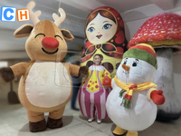 Poupée gonflable personnalisée Matryoshka mascotte publicité jouet géant grand gonflable extérieur pour la décoration de festival