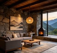 FULLSUMMER Rock Hot Spring Hotel : Service de conception et de personnalisation complète de la maison, conception d'intérieur pour la maison
