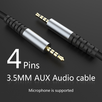 Jack 3.5 câble Audio mâle à mâle 3.5mm Hifi stéréo ligne Jack 3 5 pour PC Xiaomi Oneplus casque haut-parleur MP3 Kabel voiture Aux cordon