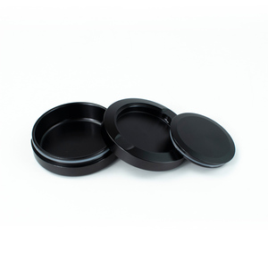 High Quality Metal <b>Round</b> Snus Tin <b>Box</b> Black With Bottle Opener Function Aluminum Snus Can With Lid Snus Metal Container - Product Image 1