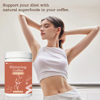 Vente en gros usine 20 sachets de poudre de café instantanée zéro sucre pour la gestion du poids, la minceur et l'amincissement du ventre