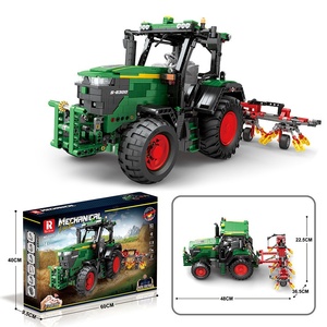 Educational Creative Hobby Kit Engineering Series Tractor Assembly <b>Model</b> Remote Control <b>Building</b> Blocks Perfect Learning Toy for - Product Image 6