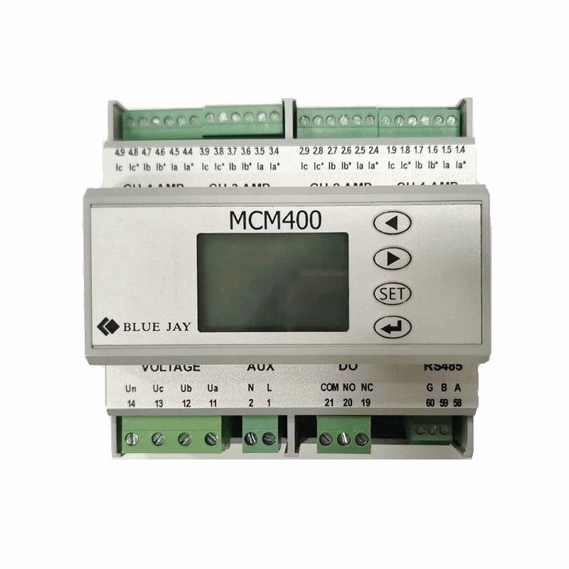 DCEM 400V multi-channels dc multifunction meter, modbus smart energy meter for solar panel system and UPS