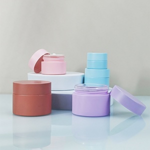 Flacon de crème 5ml 10ml 15ml 30ml 50ml 60ml 100ml. Les couleurs du processus peuvent être personnalisées, pot en verre - Product Image 3