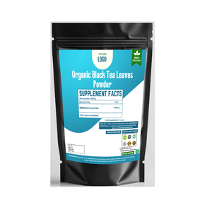 Poudre d'extrait de thé noir biologique cultivé dans la nature de haute qualité Supplément à base de plantes naturelles pures directement du fabricant indien - Product Image 1