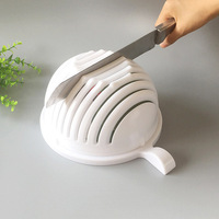 Gemakkelijk Salade Cutter Fruit Groente Chopper Salade Cutter Kom