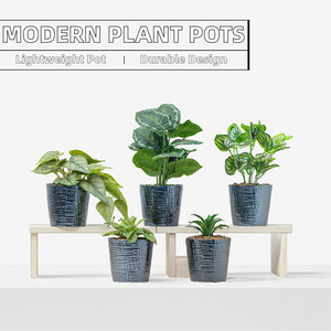 <span class=keywords><strong>Maceta</strong></span> redonda de cerámica moderna con acabado esmaltado, decoración de jardín <span class=keywords><strong>grande</strong></span> para plantas verdes, uso doméstico, <span class=keywords><strong>maceta</strong></span> moderna agrupada - Product Image 3