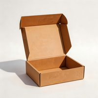 Cajas de Envío Corrugadas Ecológicas Personalizadas con Laminado Mate y Recubrimiento UV, Reutilizables y Hechas con Materiales Reciclados para Empaquetado de Comercio Electrónico