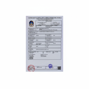 Angola CNCA Certificat de chargement Conselho Nacional De Carregadores De Angola Rapport d'inspection - Product Image 1