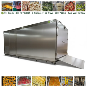 Промышленный дегидратор для морепродуктов и морских огурцов SH-K07, 500 кг/партия, с тепловым насосом, низкотемпературная технология сушки для сохранения вкуса - Product Image 3