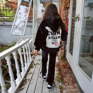 Conjunto Deportivo de Algodón para Niñas: Sudaderas Ajustadas y Pantalones Cargo, Compra Directa del Fabricante en China - Product Image 4