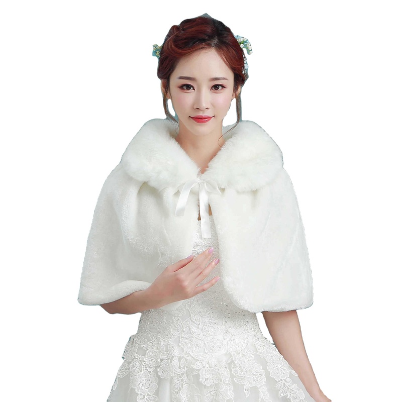 Luxury Women Winter Fox Fur Collar