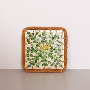 Vietnam High Quality Mother of Pearl Eco-Friendly Modern 330mm Diameter Charger Plates Top Selling Luxurious Dinner <b>Place</b> <b>Mats</b> - Product Image 5