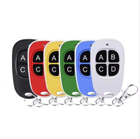 Télécommande universelle sans fil RF433 EV1527, télécommande 4 canaux 433MHZ, interrupteur