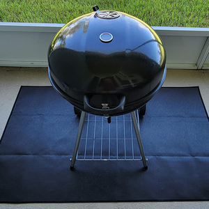 Nhà Máy Thịt Nướng chống cháy lớn chống cháy màu đen dưới nướng Silicone sợi thủy tinh Thảm lửa kính cho hố lửa - Product Image 5