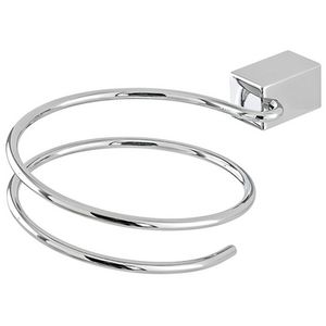 Soporte para secador de pelo cromado Unica Series 7x16.5xh16.5 Cm Soporte de pared para uso en el baño - Product Image 1