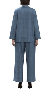 <span class=keywords><strong>Pigiama</strong></span> da <span class=keywords><strong>donna</strong></span> di moda calda <span class=keywords><strong>pigiama</strong></span> da <span class=keywords><strong>donna</strong></span> in seta di ghiaccio in raso Jacquard con nuovo animale a maniche lunghe - Product Image 4