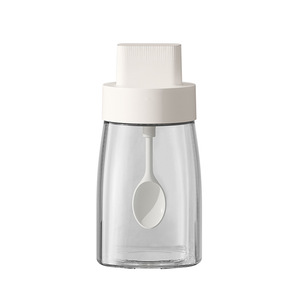 Retractable Seasoning Lid Spoon Integrated <b>Kitchen</b> Seasoning Bottle Sealed Moisture-proof Salt MSG Storage Seasoning - Product Image 5