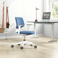 Chaise de bureau ergonomique colorée, dossier en maille respirante, chaise d'ordinateur pivotante et réglable en hauteur, chaise de travail à roulettes, pour la maison et l'étude des enfants.