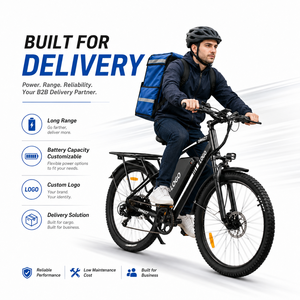 Bicicleta Eléctrica de Carga con 108 km de Autonomía, Batería de Gran Capacidad de 27.5 Pulgadas, Motor de Alta Velocidad para Repartidores, Directo de Fábrica - Product Image 1