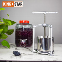 6L Gemonteerd Commerciële Fruit Schroef Aluminium Tafelblad Cider Vruchtensap Making Machine