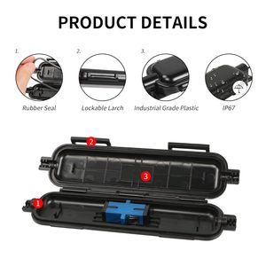 FTTH sợi quang 1 trong 1 ra thả Cáp Doanh Bộ dụng cụ quang bảo vệ hộp không thấm nước nhiệt thu nhỏ ống bảo vệ kết nối hộp - Product Image 2