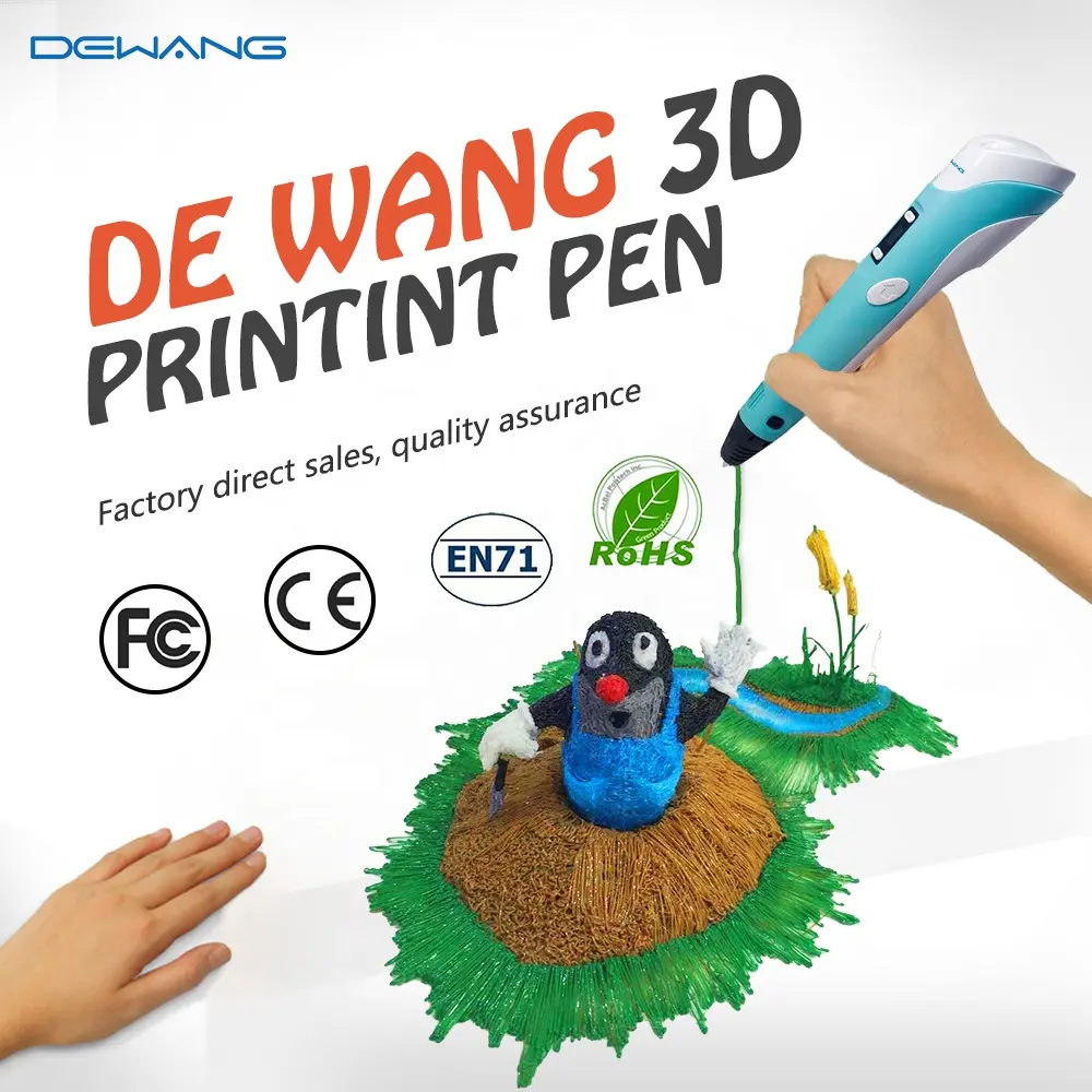 Factory Wholesale 3D Printing Pen 3D Pen Children's Gift Pla Filament Kids Toy Educational Printers Printer Pen