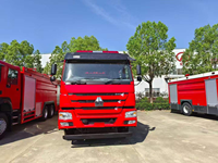 Camion-citerne diesel de lutte contre l'incendie avec réservoir d'eau de 7001-10000L, système de mousse, pompe à incendie haute pression, canon à eau d'urgence