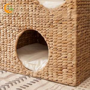Eco-friendly Handmade Rope Cat and <b>Dog</b> Pet <b>Bed</b> Rectangle Solid Classic Modern Made in Vietnam Cheap Price - Product Image 6